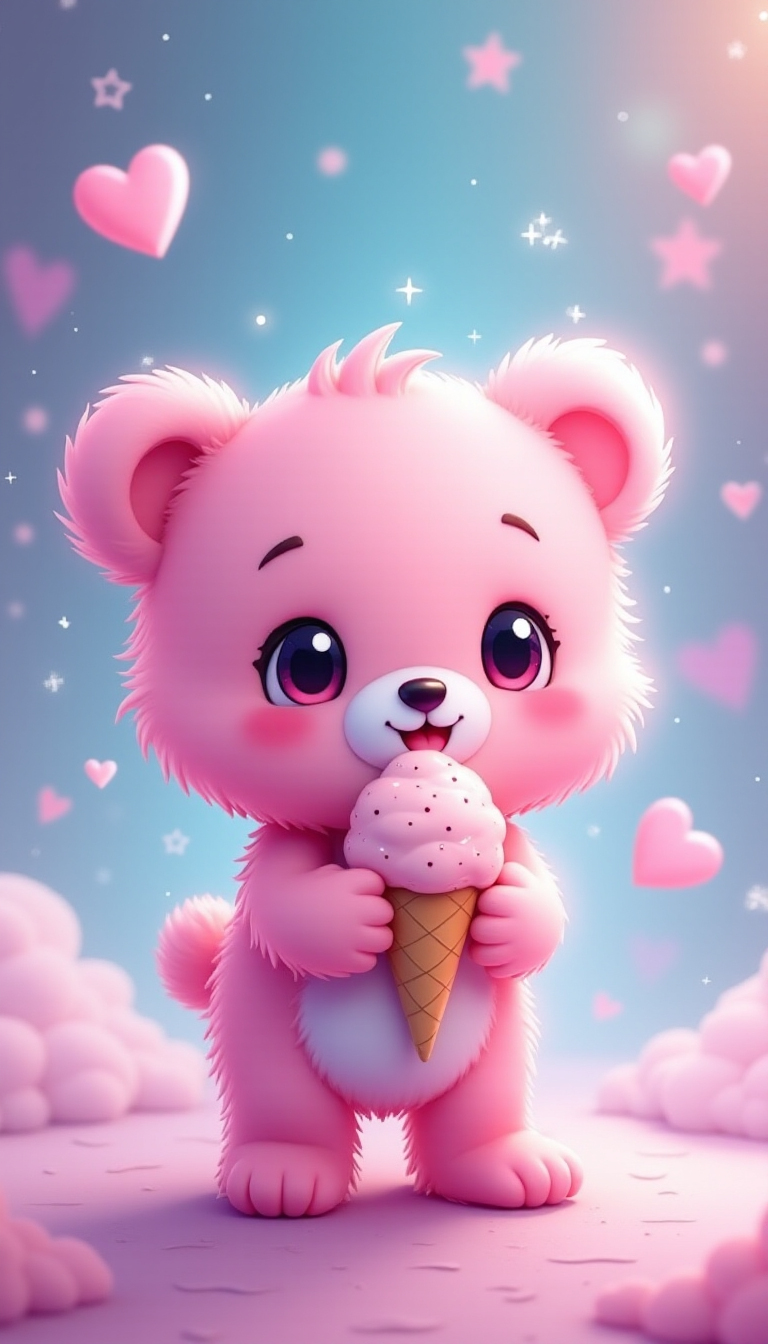 Mimsy with ice cream